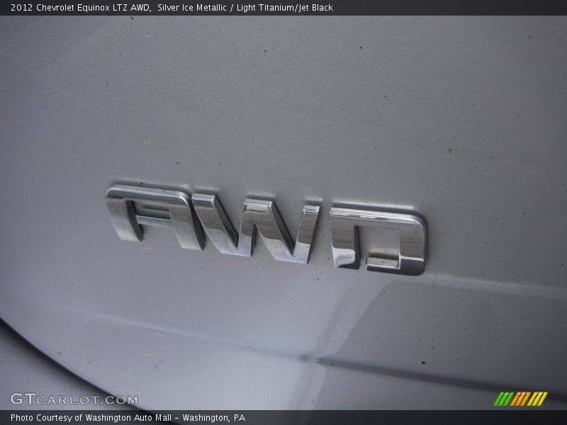Silver Ice Metallic / Light Titanium/Jet Black 2012 Chevrolet Equinox LTZ AWD