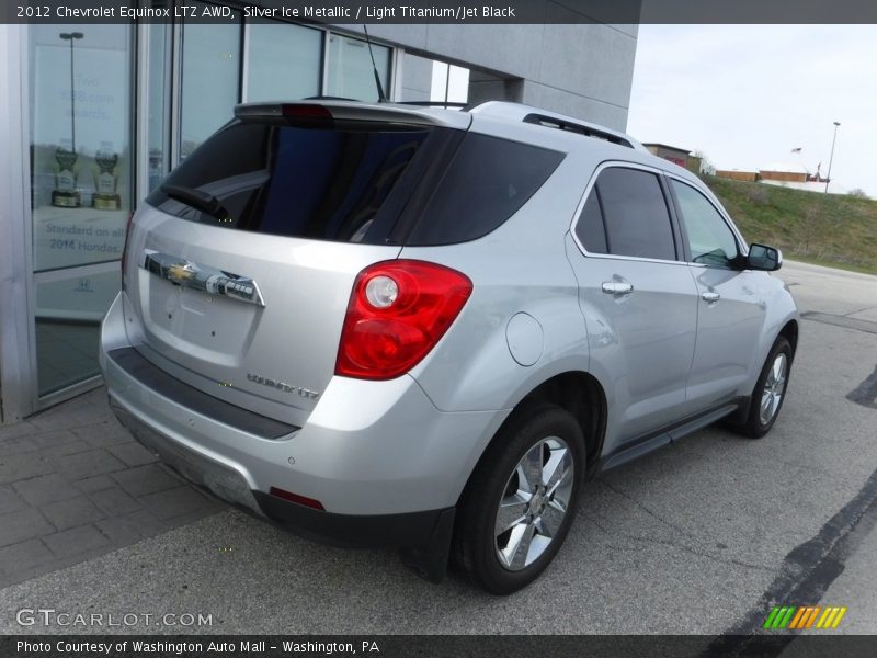 Silver Ice Metallic / Light Titanium/Jet Black 2012 Chevrolet Equinox LTZ AWD