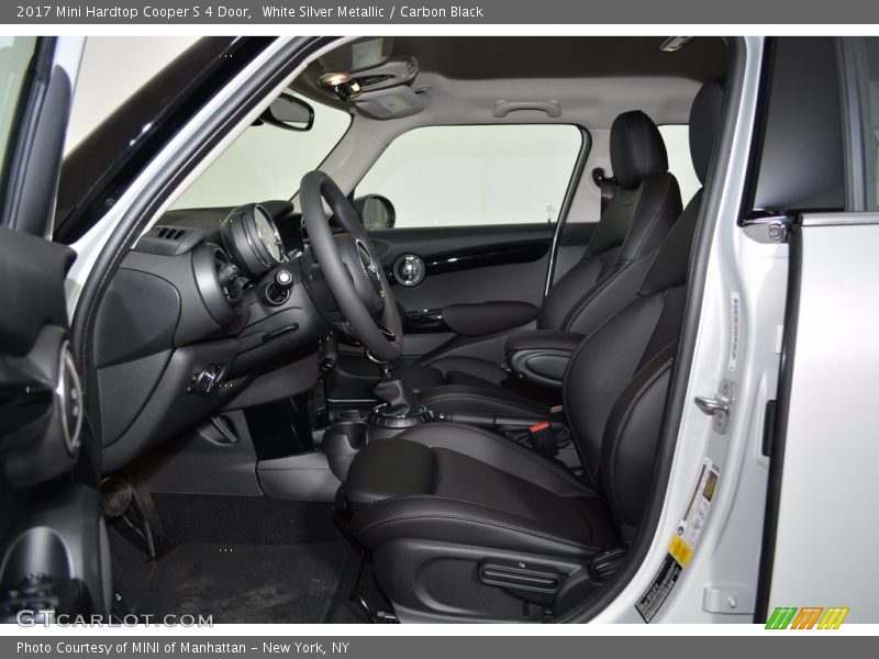 White Silver Metallic / Carbon Black 2017 Mini Hardtop Cooper S 4 Door