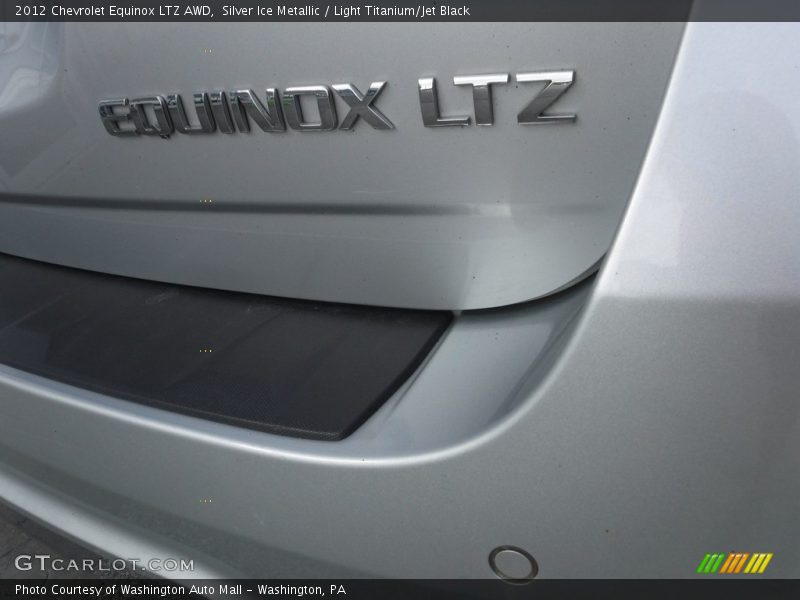 Silver Ice Metallic / Light Titanium/Jet Black 2012 Chevrolet Equinox LTZ AWD