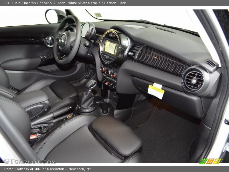 White Silver Metallic / Carbon Black 2017 Mini Hardtop Cooper S 4 Door