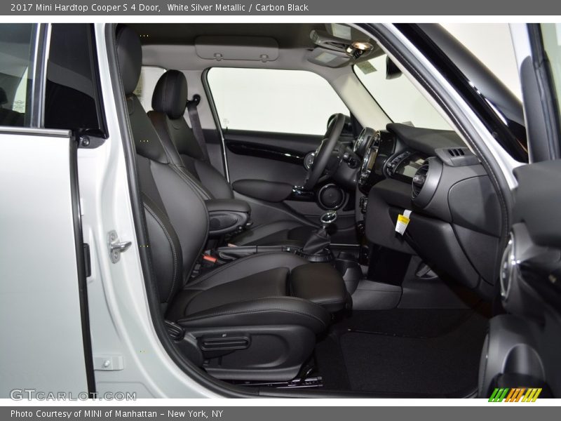 White Silver Metallic / Carbon Black 2017 Mini Hardtop Cooper S 4 Door