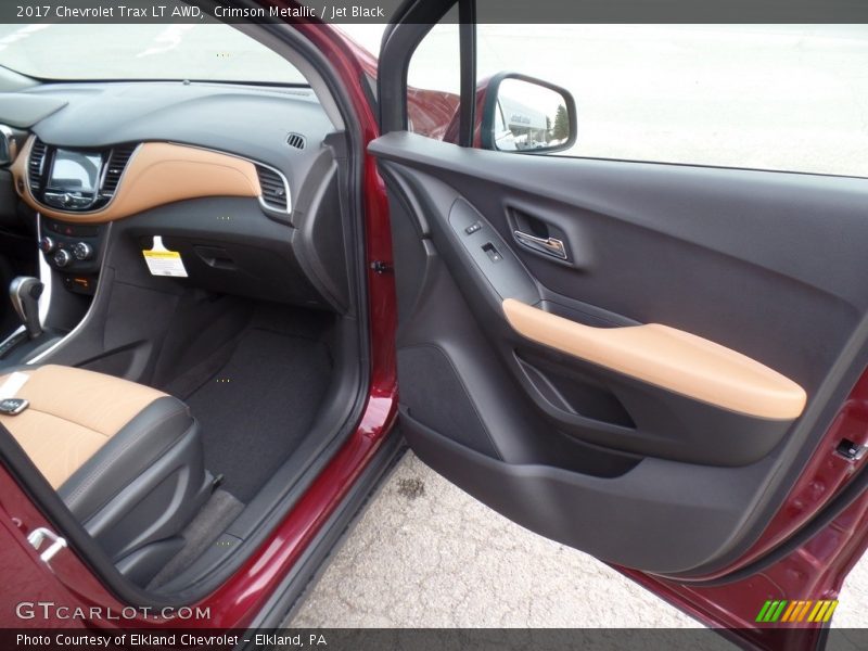 Crimson Metallic / Jet Black 2017 Chevrolet Trax LT AWD