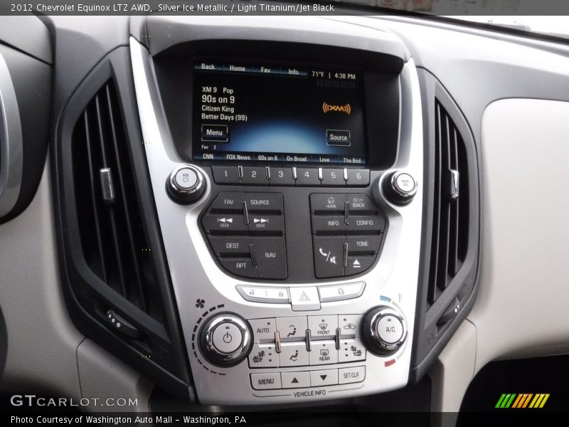 Silver Ice Metallic / Light Titanium/Jet Black 2012 Chevrolet Equinox LTZ AWD