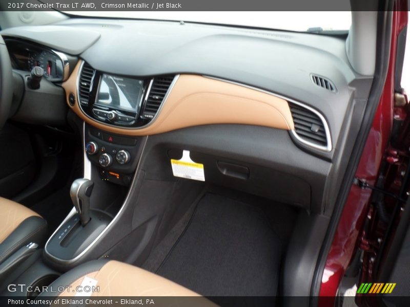 Crimson Metallic / Jet Black 2017 Chevrolet Trax LT AWD