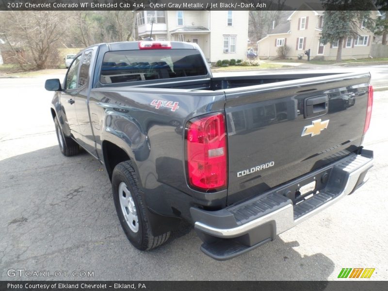 Cyber Gray Metallic / Jet Black/­Dark Ash 2017 Chevrolet Colorado WT Extended Cab 4x4