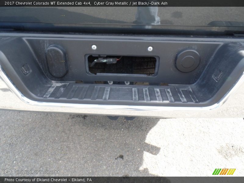 Cyber Gray Metallic / Jet Black/­Dark Ash 2017 Chevrolet Colorado WT Extended Cab 4x4
