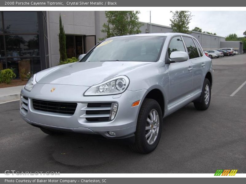 Crystal Silver Metallic / Black 2008 Porsche Cayenne Tiptronic