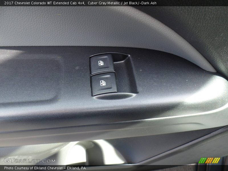 Cyber Gray Metallic / Jet Black/­Dark Ash 2017 Chevrolet Colorado WT Extended Cab 4x4