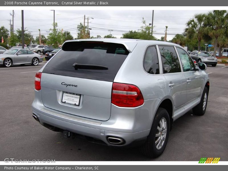 Crystal Silver Metallic / Black 2008 Porsche Cayenne Tiptronic