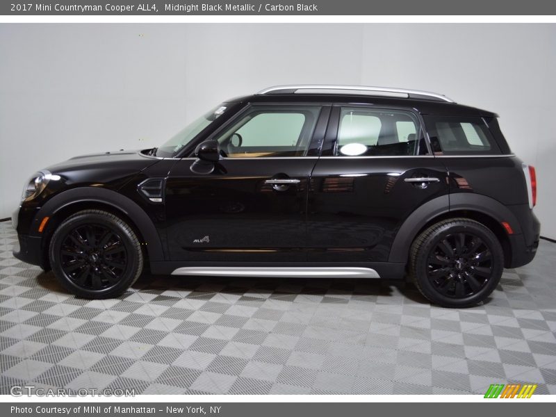 Midnight Black Metallic / Carbon Black 2017 Mini Countryman Cooper ALL4