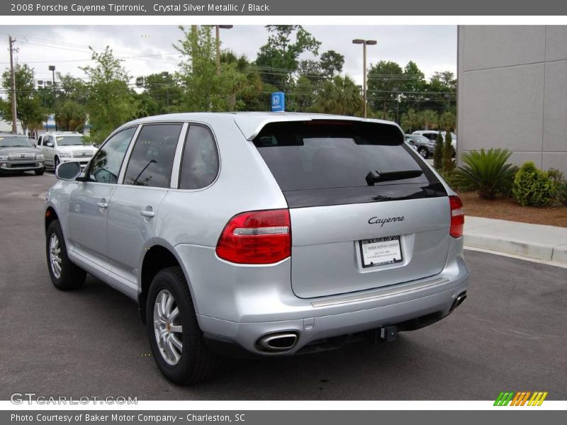 Crystal Silver Metallic / Black 2008 Porsche Cayenne Tiptronic