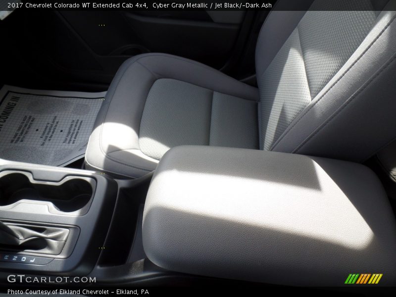 Cyber Gray Metallic / Jet Black/­Dark Ash 2017 Chevrolet Colorado WT Extended Cab 4x4