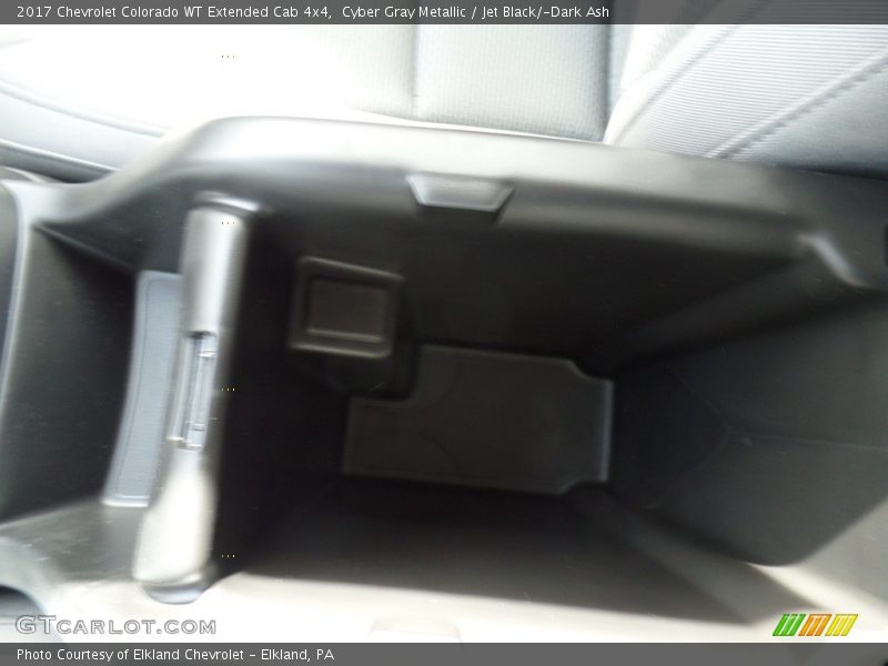 Cyber Gray Metallic / Jet Black/­Dark Ash 2017 Chevrolet Colorado WT Extended Cab 4x4