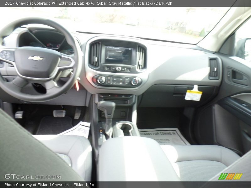 Cyber Gray Metallic / Jet Black/­Dark Ash 2017 Chevrolet Colorado WT Extended Cab 4x4