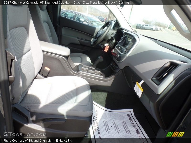 Cyber Gray Metallic / Jet Black/­Dark Ash 2017 Chevrolet Colorado WT Extended Cab 4x4