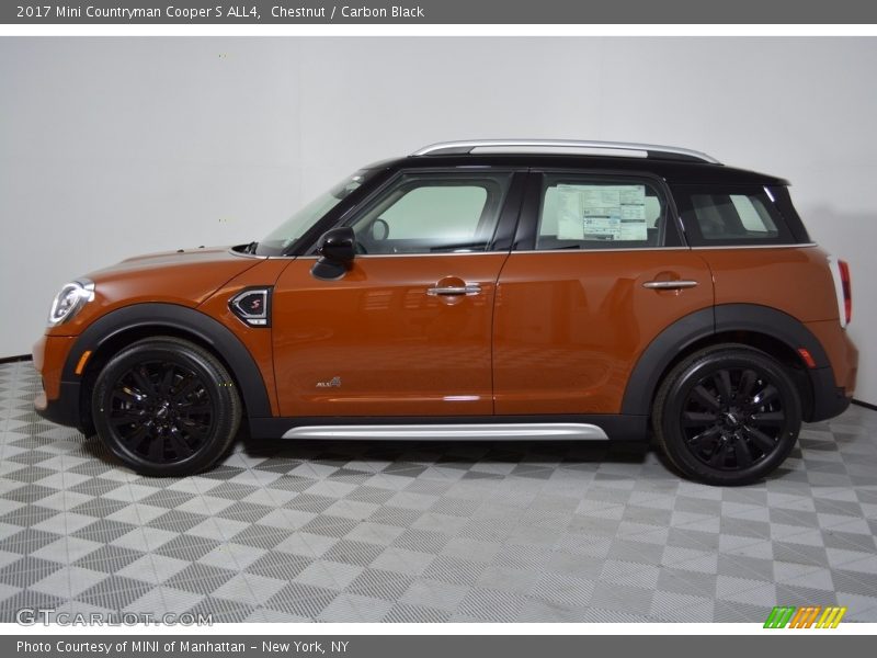 Chestnut / Carbon Black 2017 Mini Countryman Cooper S ALL4