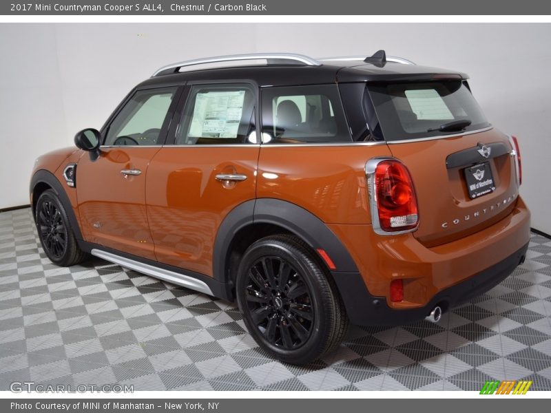Chestnut / Carbon Black 2017 Mini Countryman Cooper S ALL4