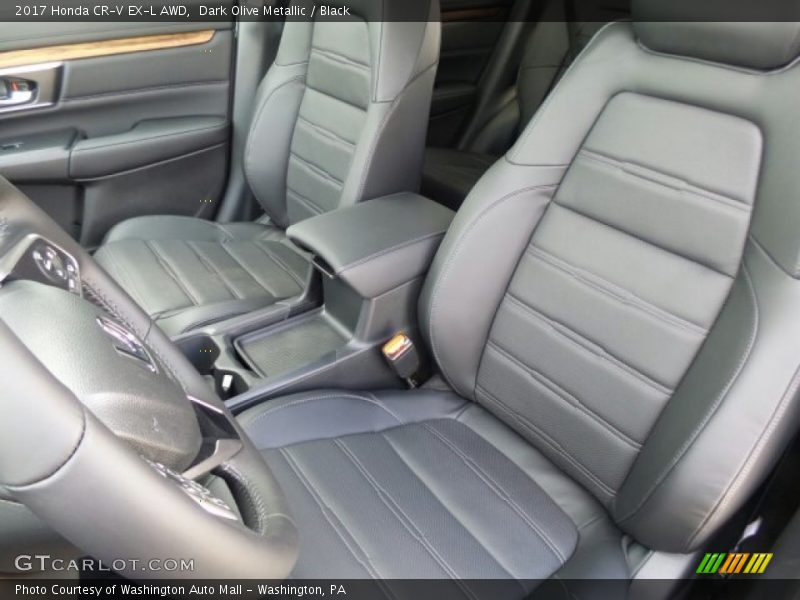 Dark Olive Metallic / Black 2017 Honda CR-V EX-L AWD