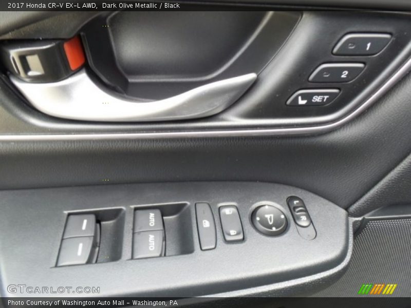 Dark Olive Metallic / Black 2017 Honda CR-V EX-L AWD