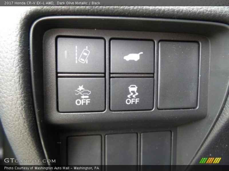 Dark Olive Metallic / Black 2017 Honda CR-V EX-L AWD