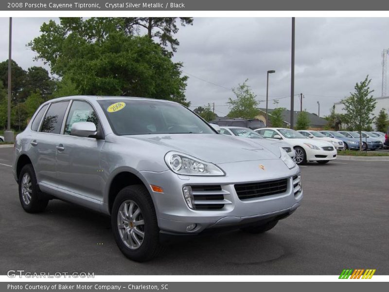 Crystal Silver Metallic / Black 2008 Porsche Cayenne Tiptronic