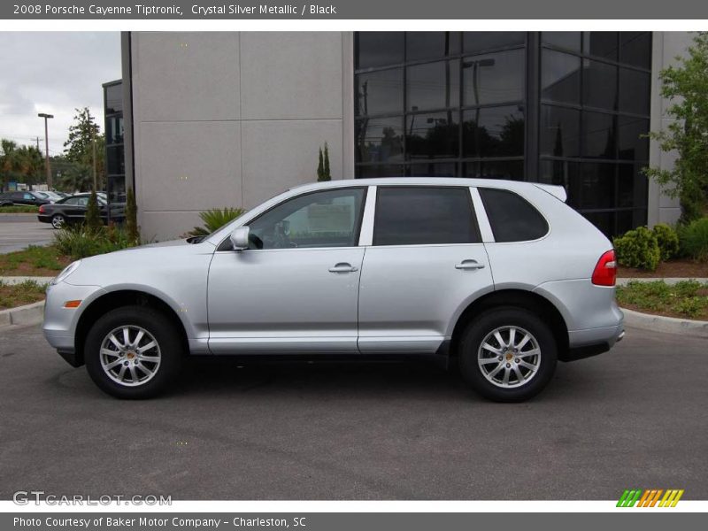 Crystal Silver Metallic / Black 2008 Porsche Cayenne Tiptronic