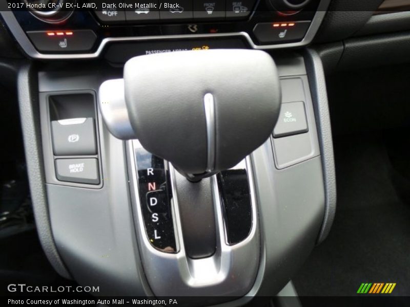 Dark Olive Metallic / Black 2017 Honda CR-V EX-L AWD