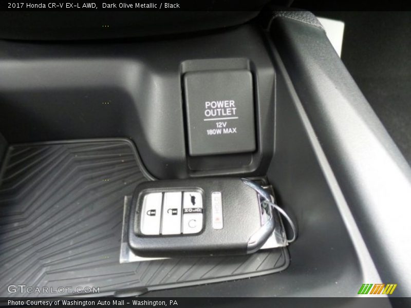 Dark Olive Metallic / Black 2017 Honda CR-V EX-L AWD
