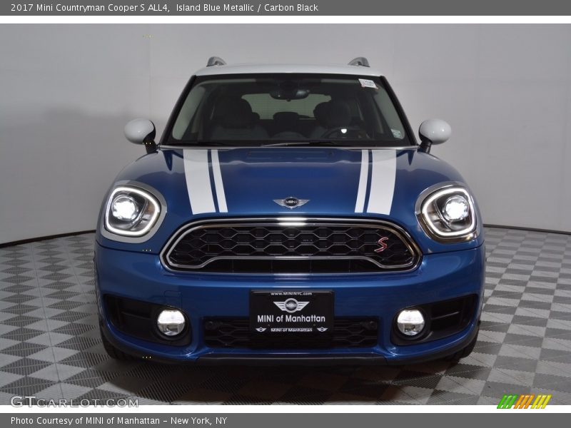 Island Blue Metallic / Carbon Black 2017 Mini Countryman Cooper S ALL4