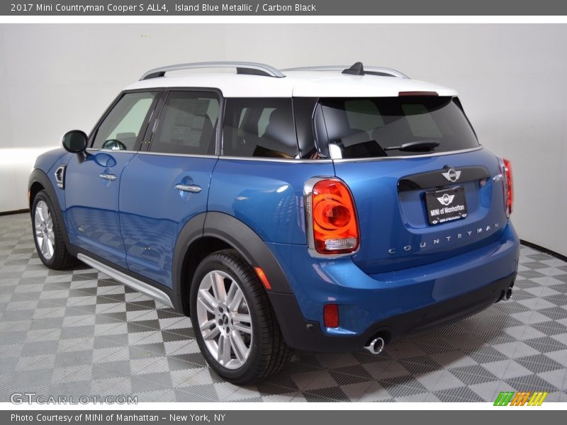 Island Blue Metallic / Carbon Black 2017 Mini Countryman Cooper S ALL4