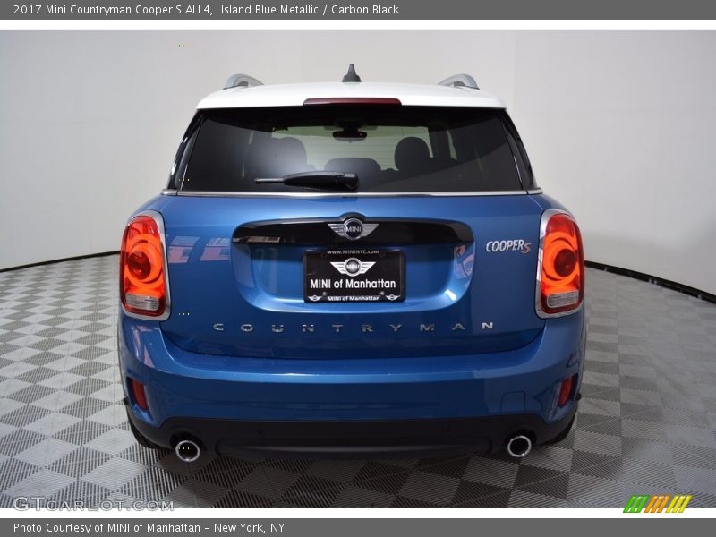 Island Blue Metallic / Carbon Black 2017 Mini Countryman Cooper S ALL4