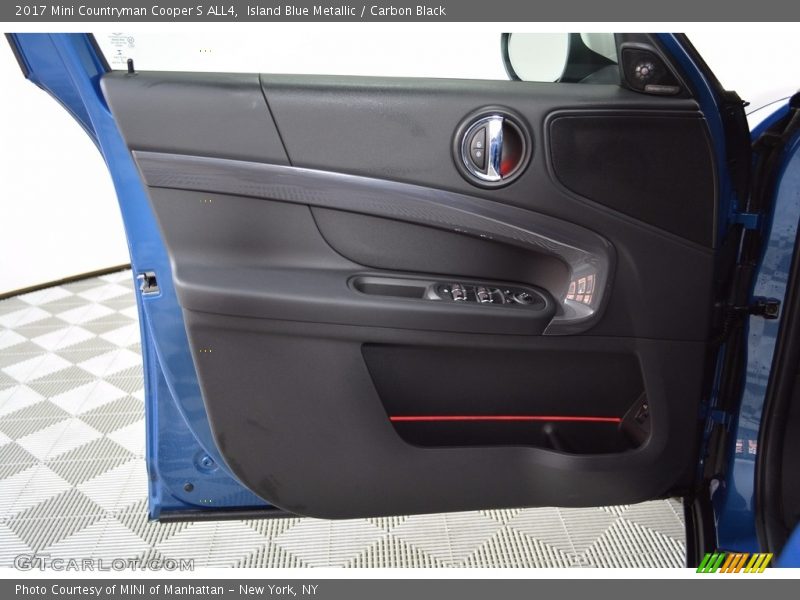 Island Blue Metallic / Carbon Black 2017 Mini Countryman Cooper S ALL4