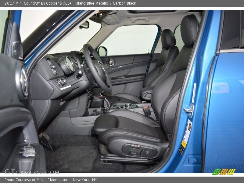 Island Blue Metallic / Carbon Black 2017 Mini Countryman Cooper S ALL4