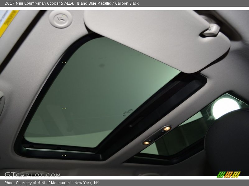 Island Blue Metallic / Carbon Black 2017 Mini Countryman Cooper S ALL4