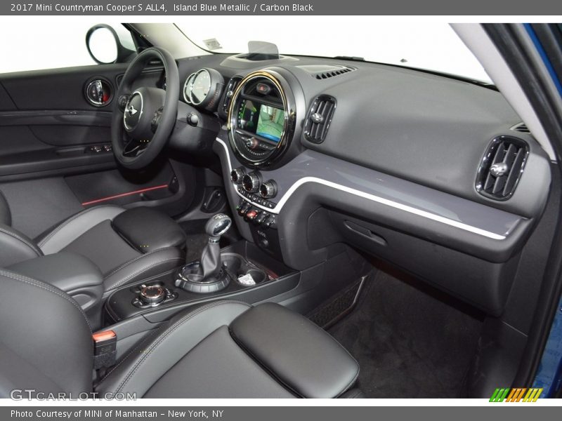 Island Blue Metallic / Carbon Black 2017 Mini Countryman Cooper S ALL4