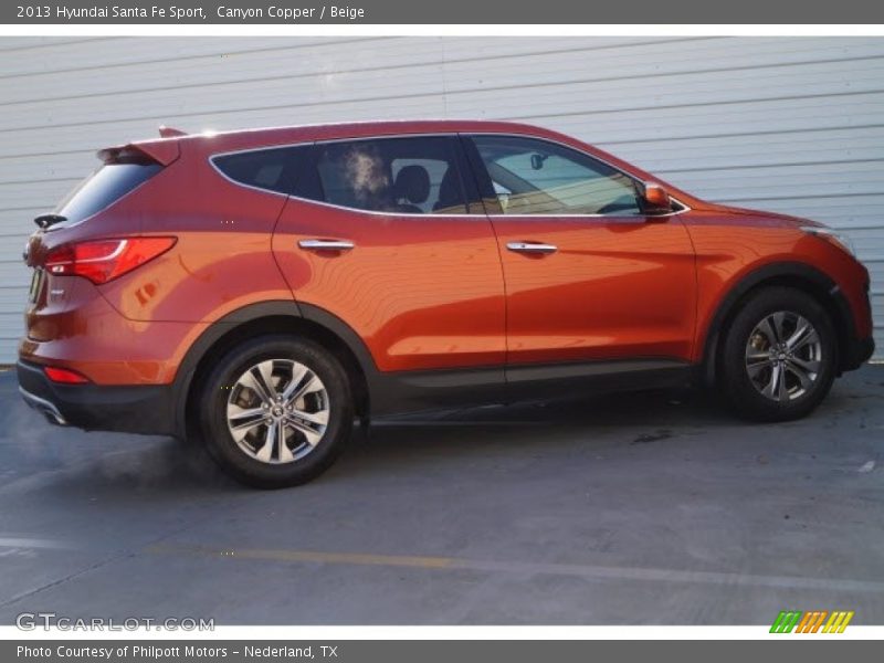 Canyon Copper / Beige 2013 Hyundai Santa Fe Sport