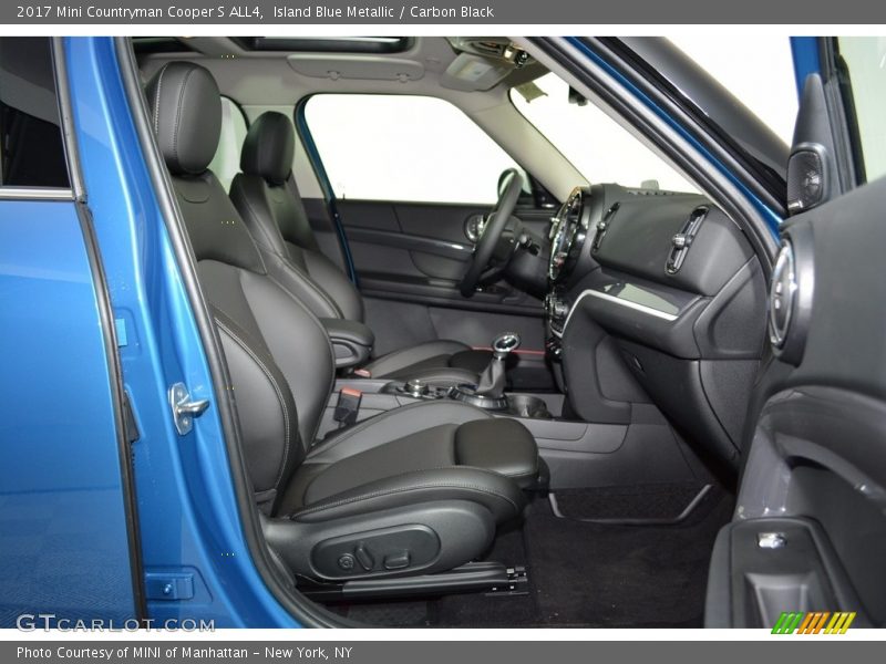 Island Blue Metallic / Carbon Black 2017 Mini Countryman Cooper S ALL4