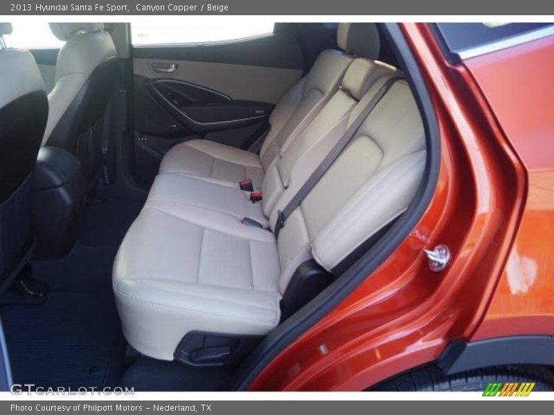 Canyon Copper / Beige 2013 Hyundai Santa Fe Sport