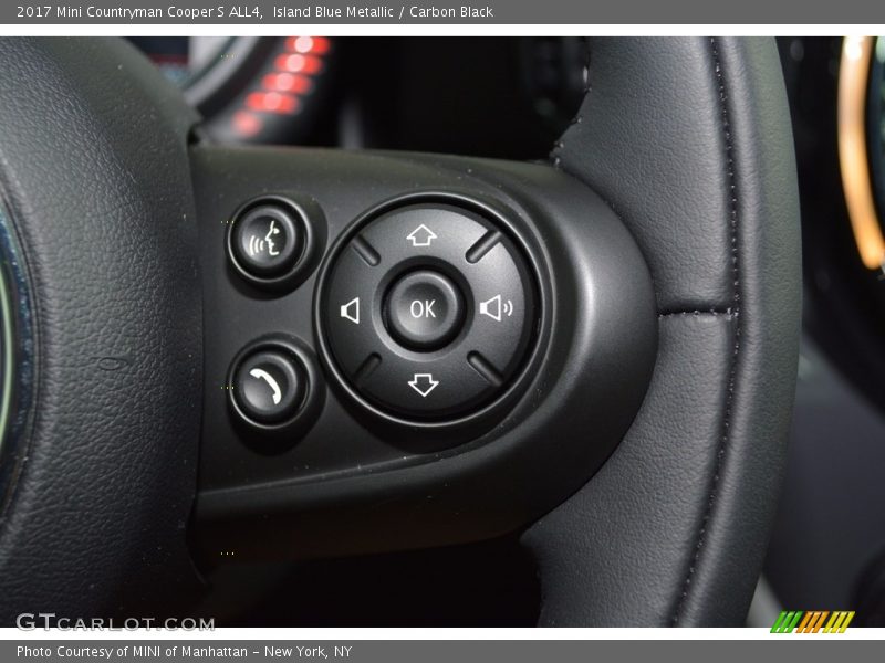 Island Blue Metallic / Carbon Black 2017 Mini Countryman Cooper S ALL4