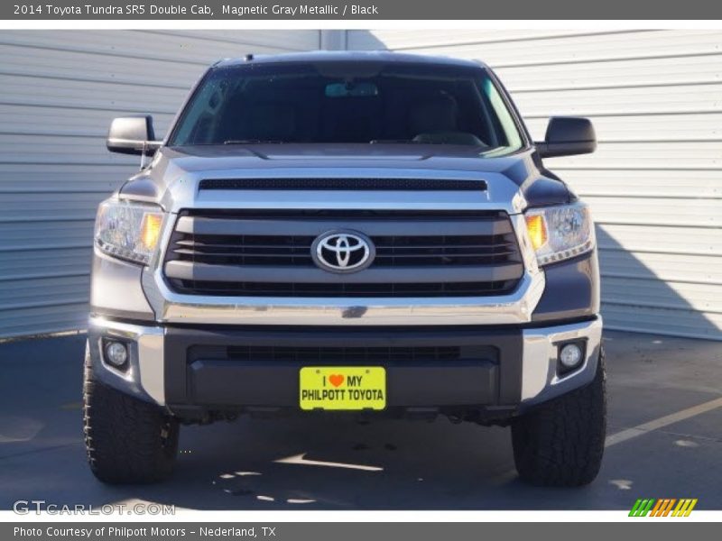 Magnetic Gray Metallic / Black 2014 Toyota Tundra SR5 Double Cab