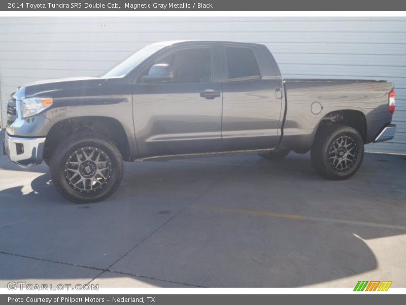Magnetic Gray Metallic / Black 2014 Toyota Tundra SR5 Double Cab