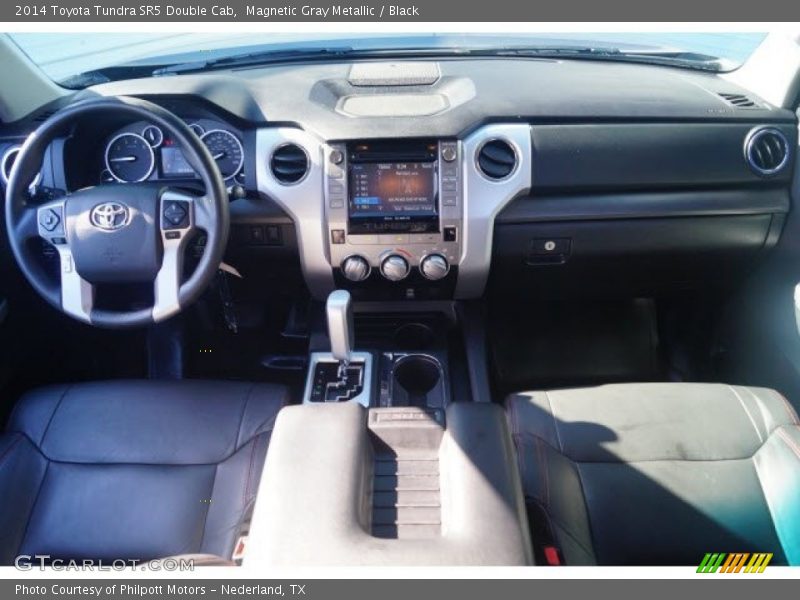 Magnetic Gray Metallic / Black 2014 Toyota Tundra SR5 Double Cab