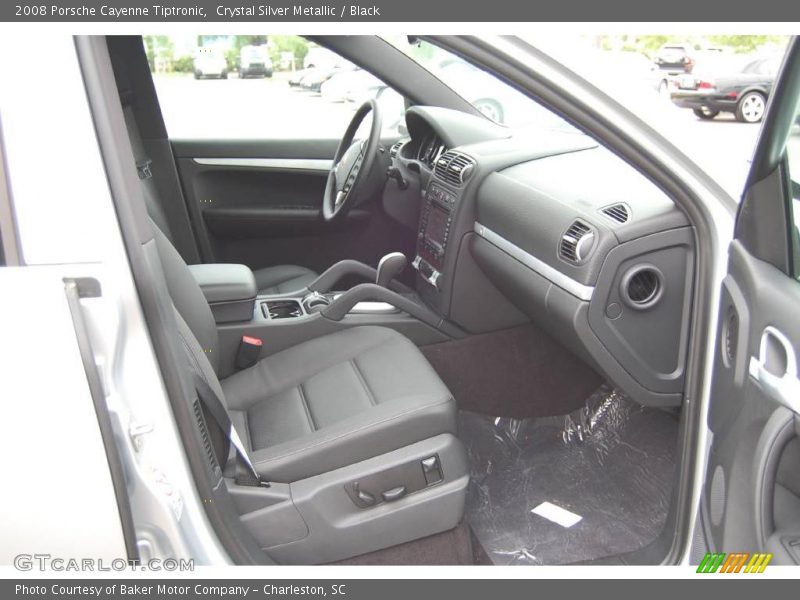 Crystal Silver Metallic / Black 2008 Porsche Cayenne Tiptronic