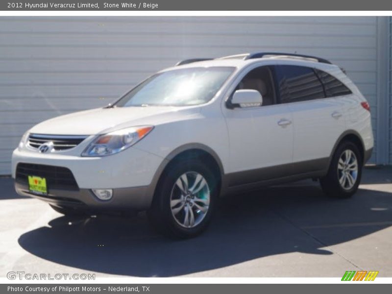 Stone White / Beige 2012 Hyundai Veracruz Limited