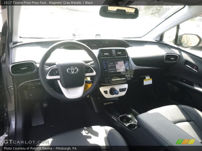 Magnetic Gray Metallic / Black 2017 Toyota Prius Prius Four