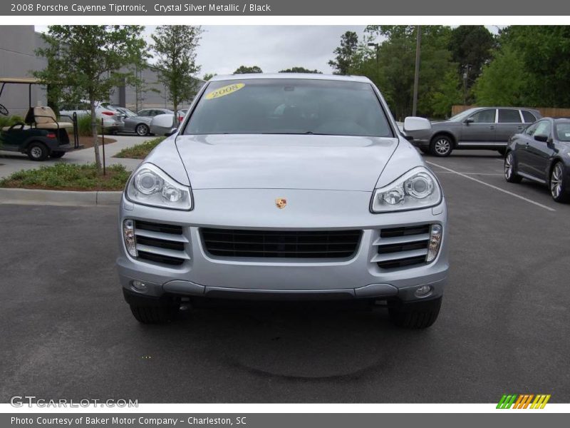 Crystal Silver Metallic / Black 2008 Porsche Cayenne Tiptronic