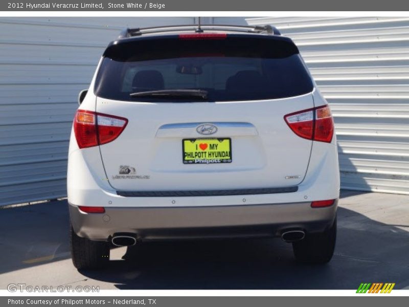 Stone White / Beige 2012 Hyundai Veracruz Limited