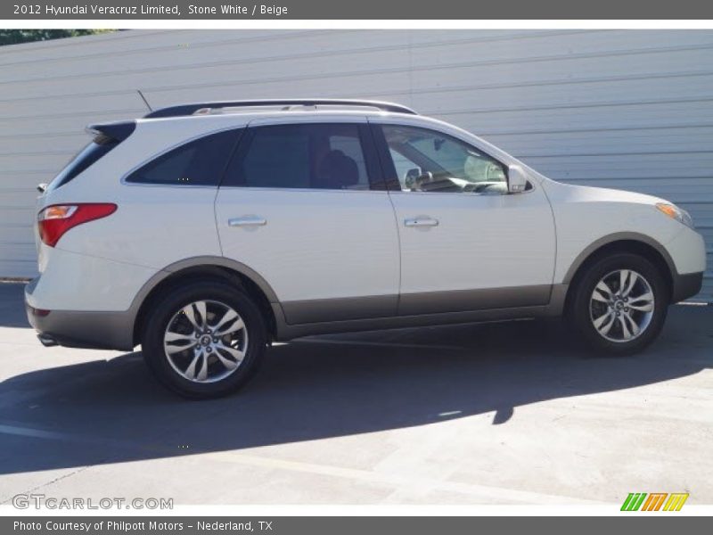 Stone White / Beige 2012 Hyundai Veracruz Limited
