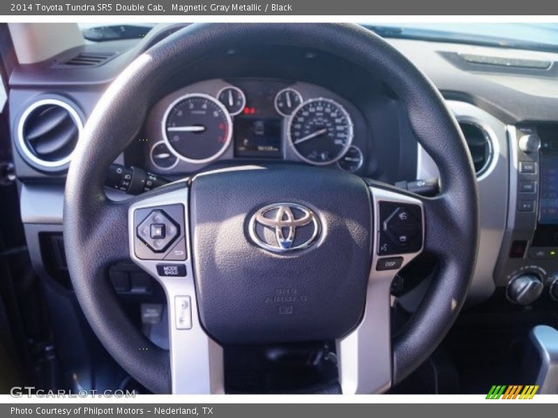 Magnetic Gray Metallic / Black 2014 Toyota Tundra SR5 Double Cab